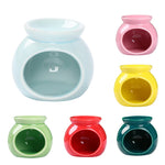 diffuseur d'odeurs brûleur d'arômes bougie céramique moderne vert bleu rouge rose jaune blanc salon