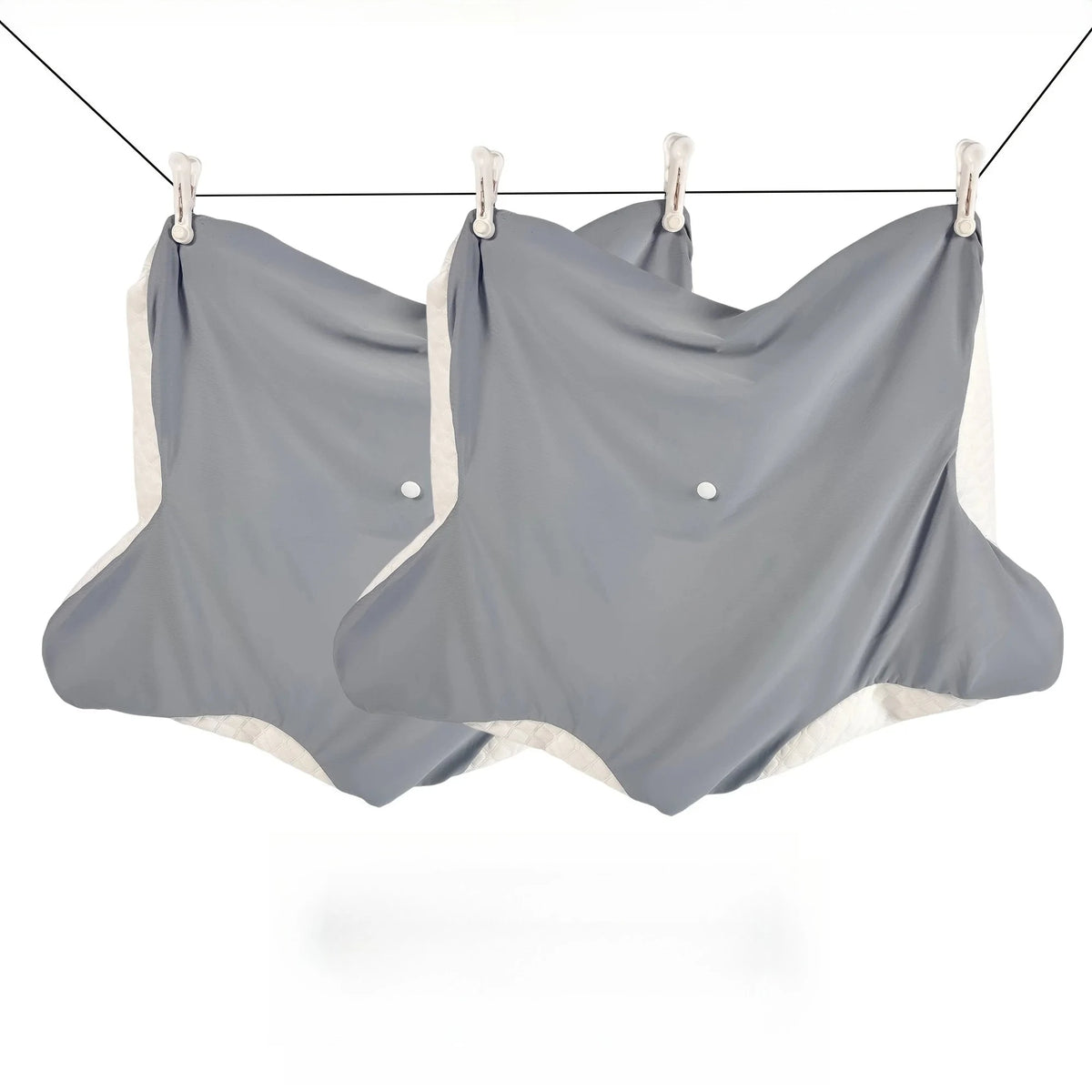 taie d'oreiller mousse mémoire forme coussin ergonomique bleu gris contemporain