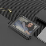 cadre photo moderne or transparent clips photo a4 minimaliste affichage menu listes prix