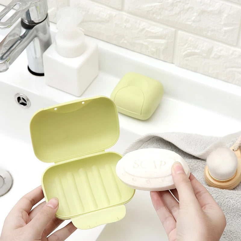 boîte savon portable plastique mat voyage salle bain maison petit