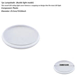cache lampe led blanc moderne opacité diamètre 18.7cm 22.5cm 29.5cm 34.7cm 44.5cm