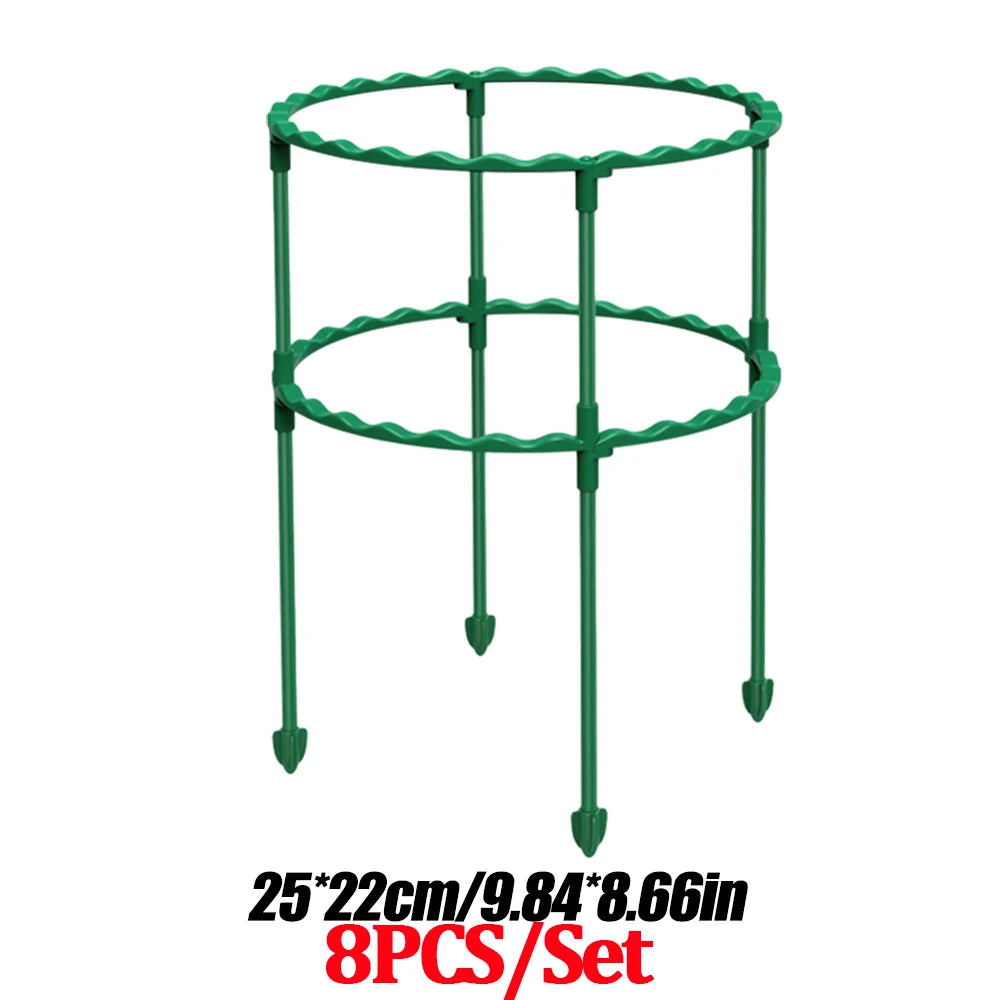 support plante spirale vert moderne clips assemblage facile jardin balcon vert