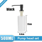 distributeur savon liquide mains acier inoxydable mousse blanc noir moderne fixations extensions joints