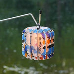 lampe camping moderne blanc bleu abstraite peinture clips panneau latéral montage goal zero ml4