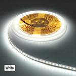ruban led 24v 120led 5m 10m blanc doré gris moderne adhésif points lumineux uniformes
