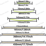 ruban lumineux flexible adhésif vert jaune blanc bleu moderne 38mm 80mm 145mm 185mm 360mm