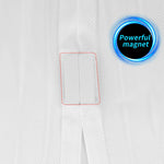 rideau porte anti insectes blanc maille fine aimants puissants mains libres ventilation moderne chambre