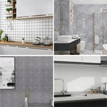 panneau décoratif marbre moderne adhésif imperméable résistant humidité noir gris beige blanc 30x30cm