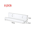 supports murals transparents modernes vinyles 10cm 12pouces vis autocollants