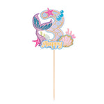 décoration gâteau poisson licorne étoile mer algues bulles coquillages thème sous marin fête anniversaire