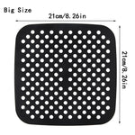 grilles cuisson silicone points blancs moderne rouge noir antiadhésive grande petite taille