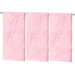 serviettes bain coton embossées rose moderne haute absorption 75x35cm set pièces