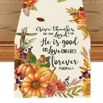 Ce texte d'automne coloré avec une citation biblique exprime la gratitude et la reconnaissance envers Dieu, dont l'amour dure éternellement.