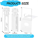 clips fixation transparents stores verticaux moderne accessoires réparation plastique clips remplacement parties réparation stores