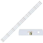 bande led rétro éclairage 6v blanc lisse moderne connecteur électrique leds 736mm