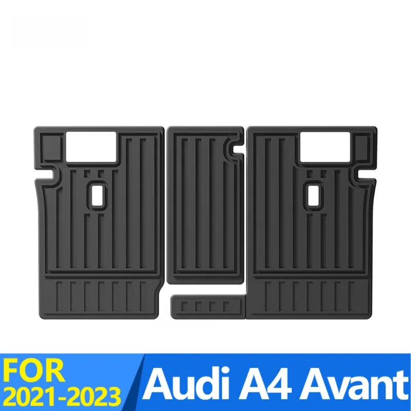 tapis sol noir rayures verticales clips fixation moderne imperméable tpe protection facile nettoyer voiture