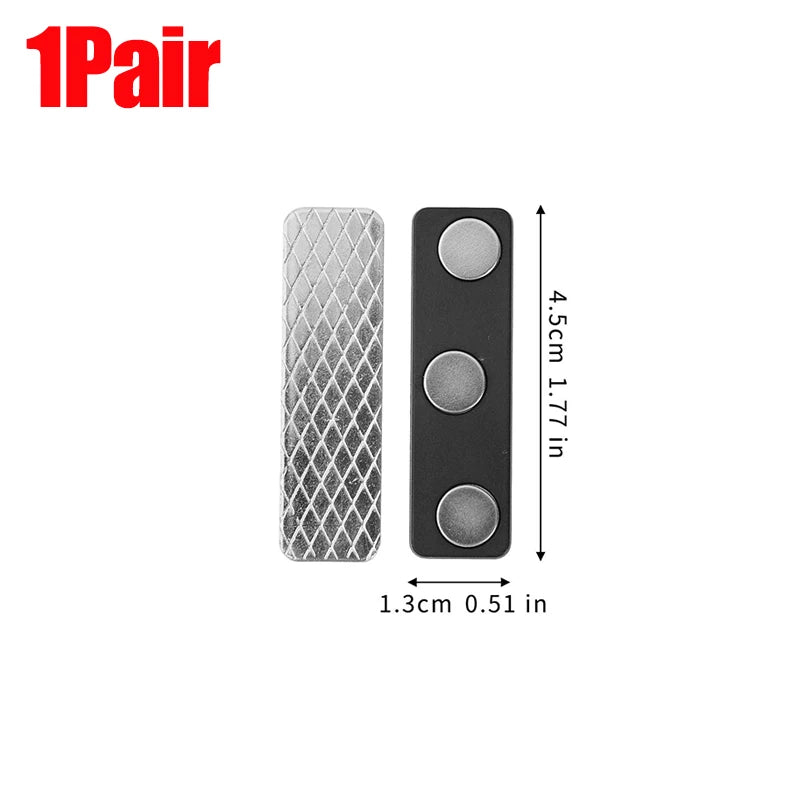 aimants magnétiques noir blanc grille géométrique moderne rideaux fixations accessoires pairesétales