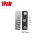 aimants magnétiques noir blanc grille géométrique moderne rideaux fixations accessoires pairesétales