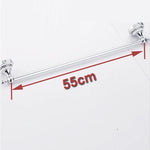 accessoires salle bain argenté ornements floraux classique porte serviettes anneau crochet vis assemble chrome