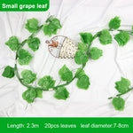 guirlande artificielle feuilles lierre vert décoration jardin intérieur fête mariage extérieur plante vigne