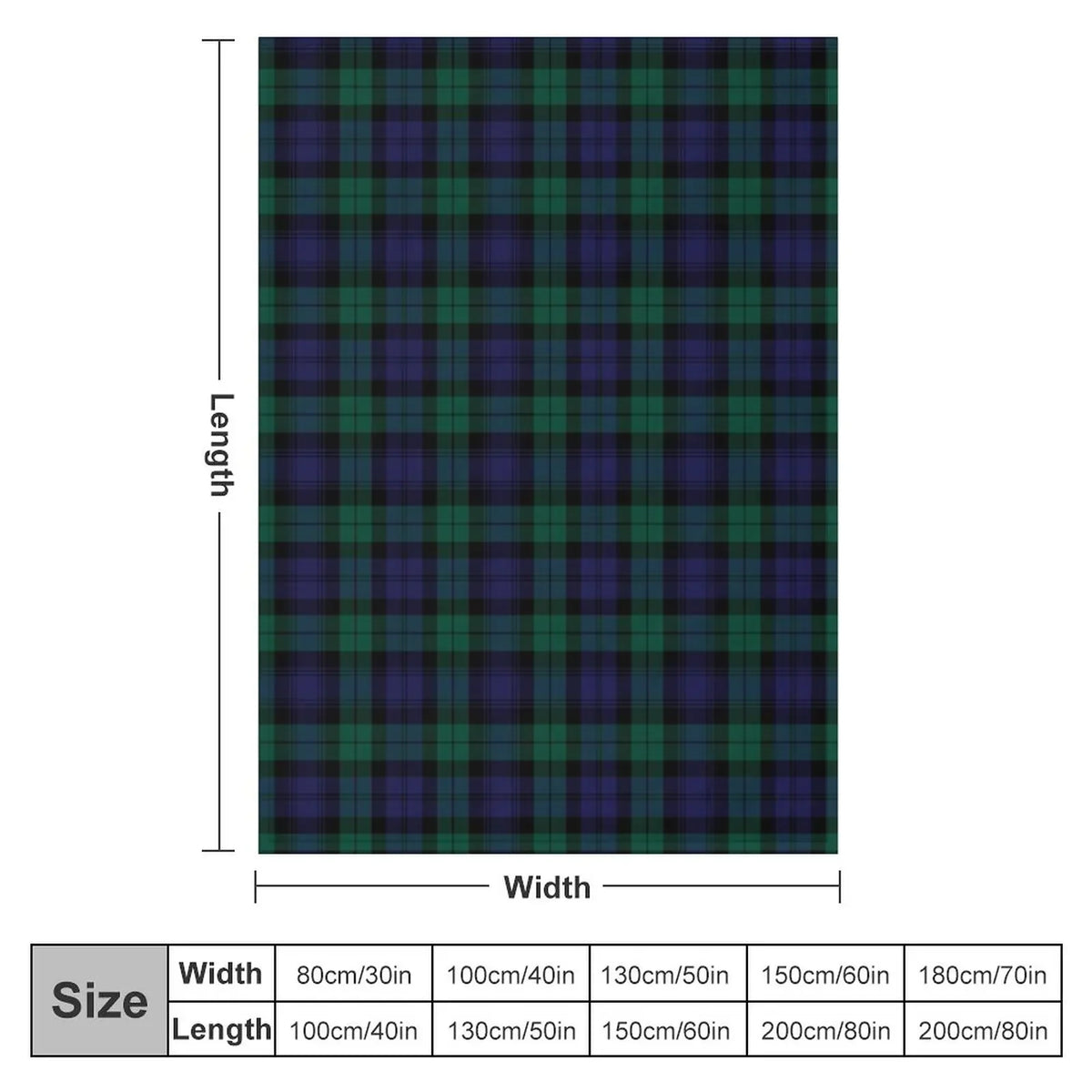 Plaid tartan doux plié sur fauteuil