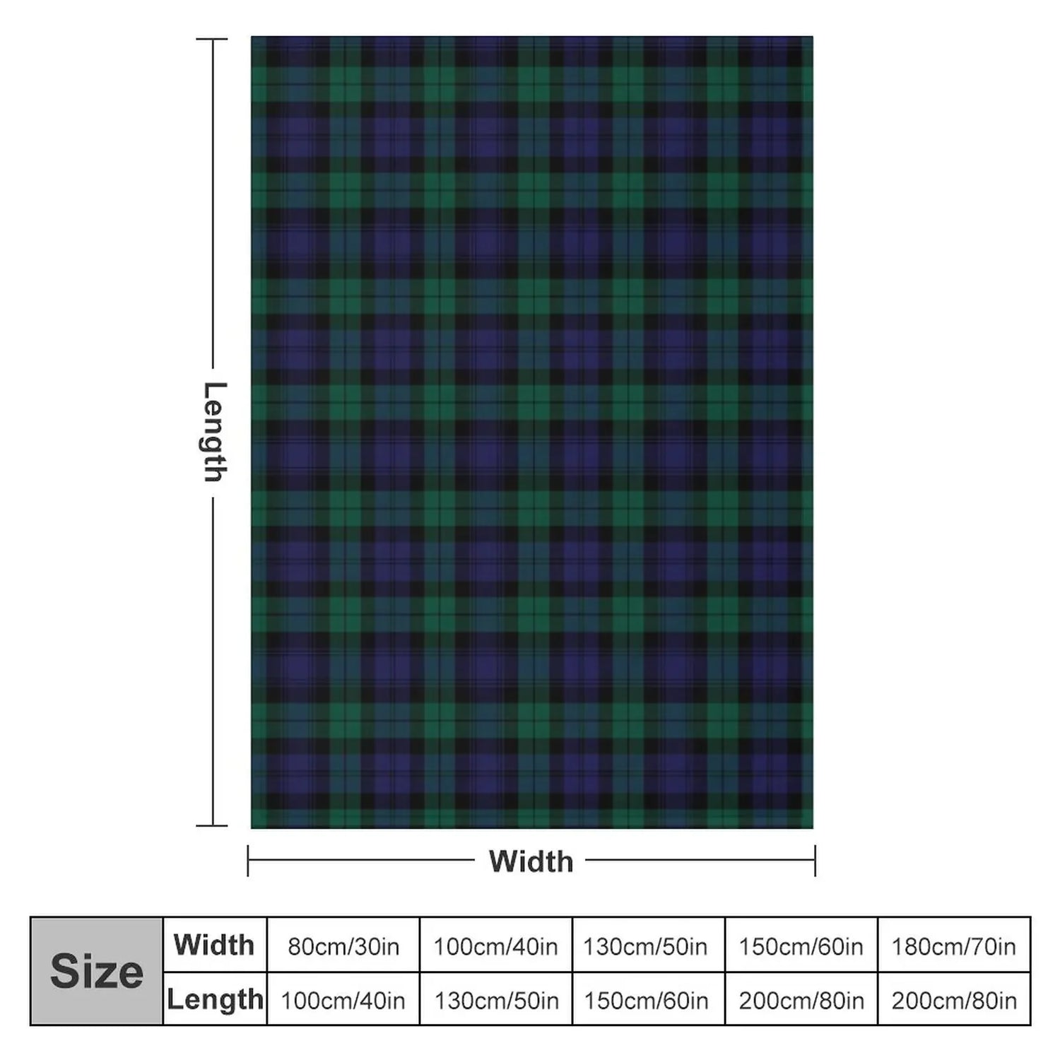 Plaid tartan doux plié sur fauteuil