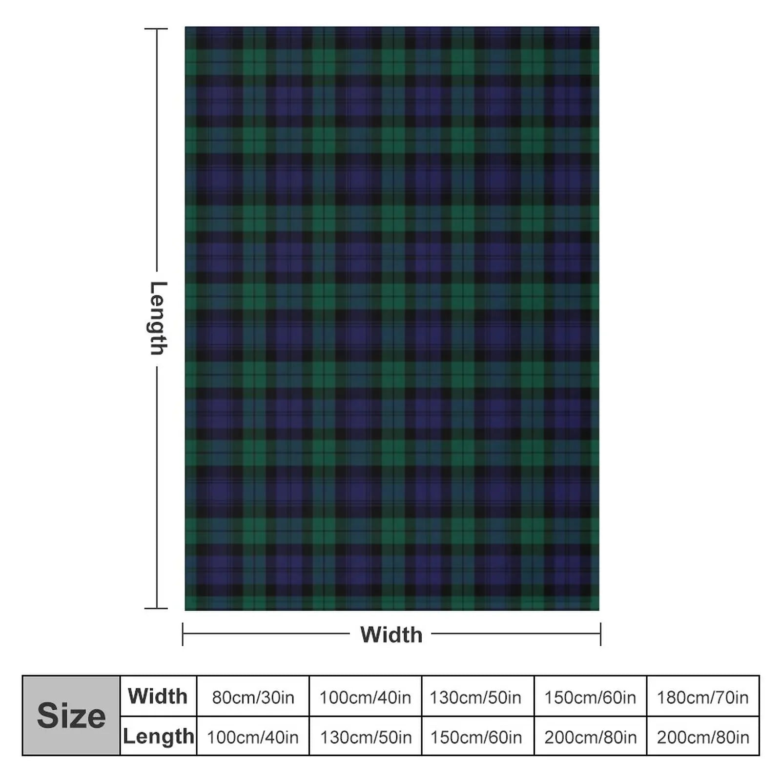 Plaid tartan doux plié sur fauteuil