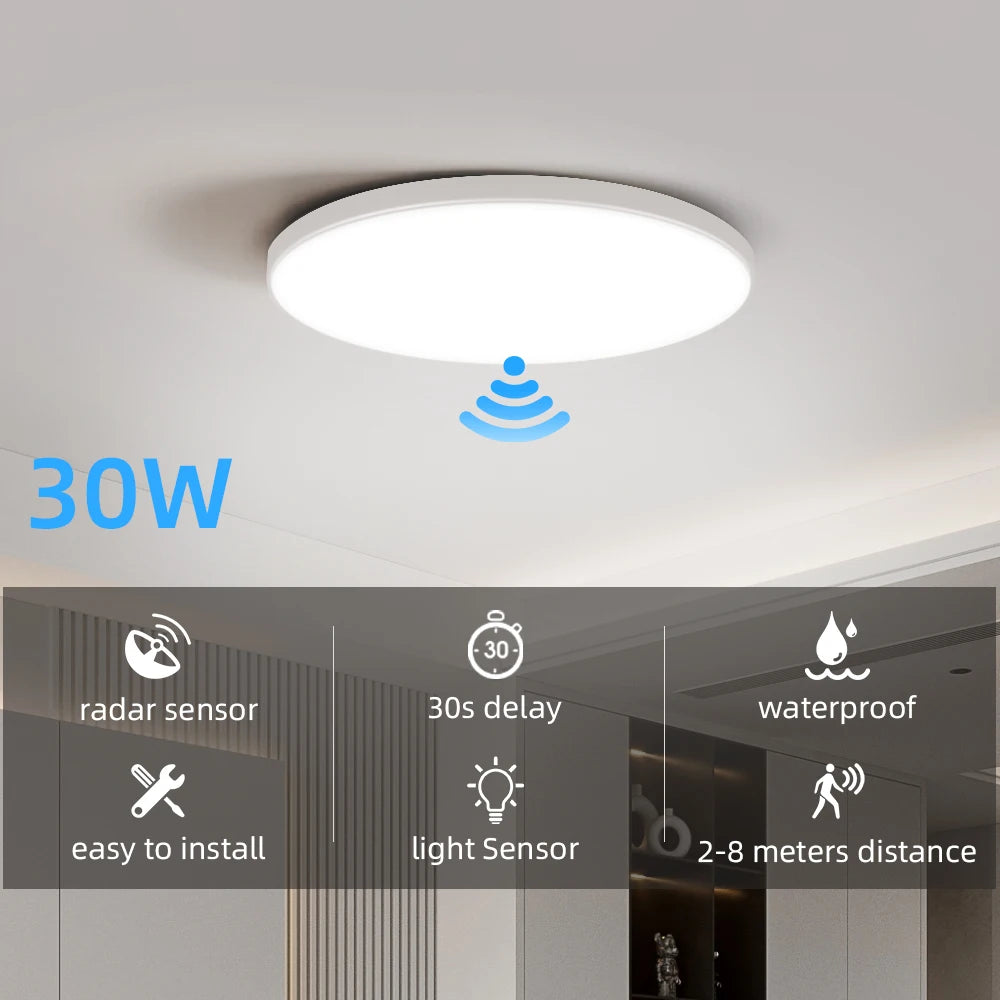 lampe led sensor mouvement blanc moderne surface echangement ampoule 220v 90v 260v