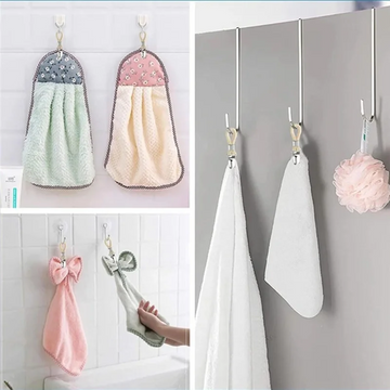 porte serviettes suspendus accroche torchons bois motif texturé rustique moderne vert clair rose blanc