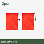 sacs rangement polyester nylon modernes pratiques noirs rouges cordelettes camping voyageextérieur
