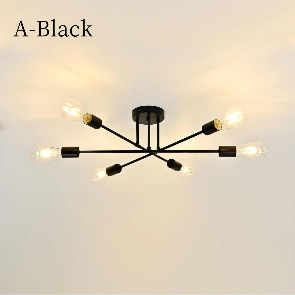 lampe suspension led chrome doré noir moderne ampoules vintage éclairage quotidien monté surface cuisine