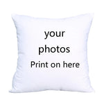 housse coussin carré imprimé personnalisable moderne polyester blanc décoratif voiture