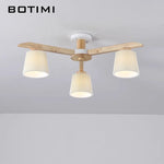 plafonnier led bois abat jour plissé moderne minimaliste chambre salon sourceMapping: