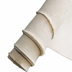 tapis antidérapant tissu texturé tissage apparent industriel brut matériau polyester opacité totale blanc cassé