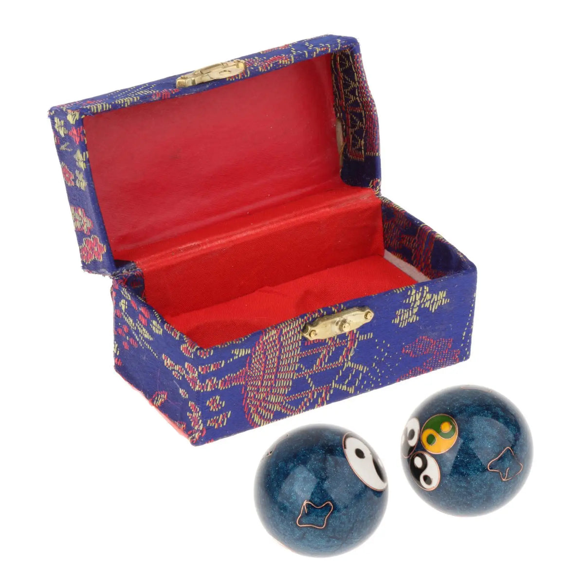 boules massage main rouge panda feuille fitness relaxation santé exercices dextérité portable