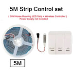 ruban led blanc 24v 10m contrôleur sans fil included led strip adhesive