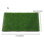 tapis imitation gazon artificiel vert doux chiens chats usage intérieur extérieur portable étanche