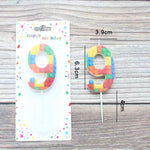 bougies anniversaire chiffres couleurs construction blocs decorative enfantine pique số đến