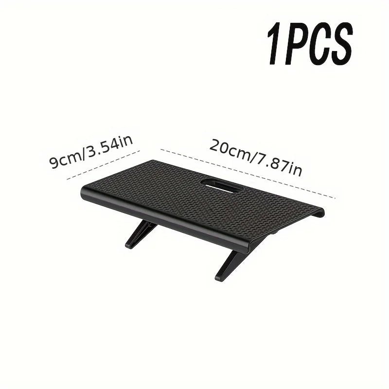 support pliable noir moderne étagère pliante clips magnétiques rangement écologique