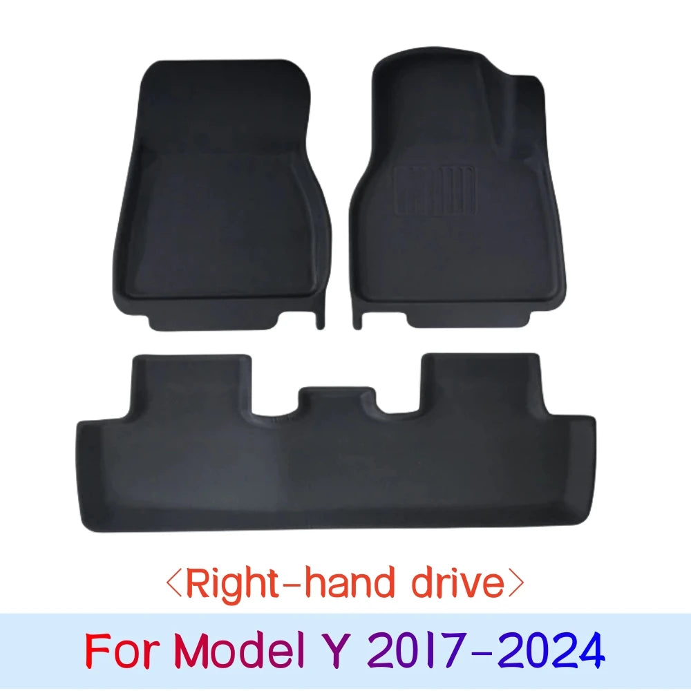 tapis sol coffre tesla model model noir antidérapant 3d fibre synthétique fibre naturelle environnement