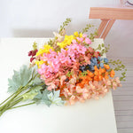 bouquet fleurs artificielles soie multicolore moderne intérieur mariage wedding deco