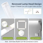 tube led blanc moderne 60cm dimmable adhésif certification rohs ccc