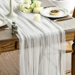 table table polyester plissé rose pâle vert foncé blanc violetclair beige classique festive fleuri