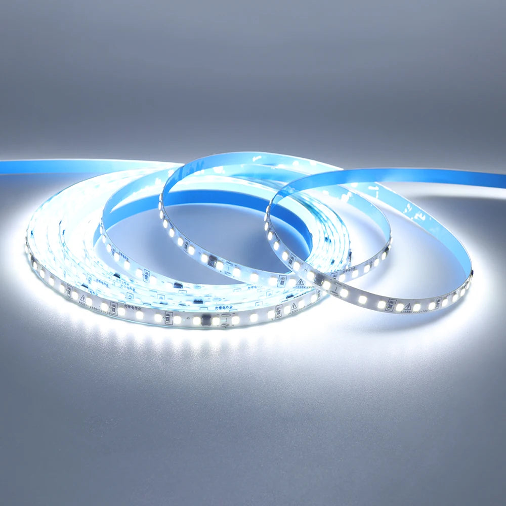 ruban led flexible 120led/m 220v 3000k 4000k 6000k adhésif salon moderne