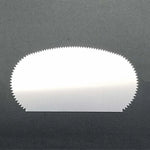 spatules pâtisserie métal blanc dentelé minimaliste ustensiles cuisine gâteau fondant glacage respectueux environnement