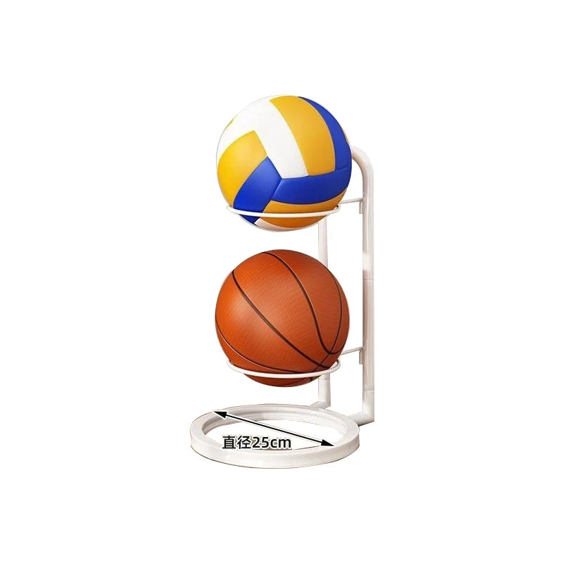 support balles sport moderne blanc noir trois couches intérieur salon volleyball basketball football