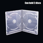 boîtes rangement disques blu ray transparentes modernes perforations respectueux environnement pratique