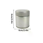 boîte thé matcha argent noir contemporaine cuillère bois opaquet aluminium fcm portable scellée