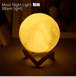 lampe table diy peinture texture lunaire blanc moderne veilleuse enfant décoration maison support bois