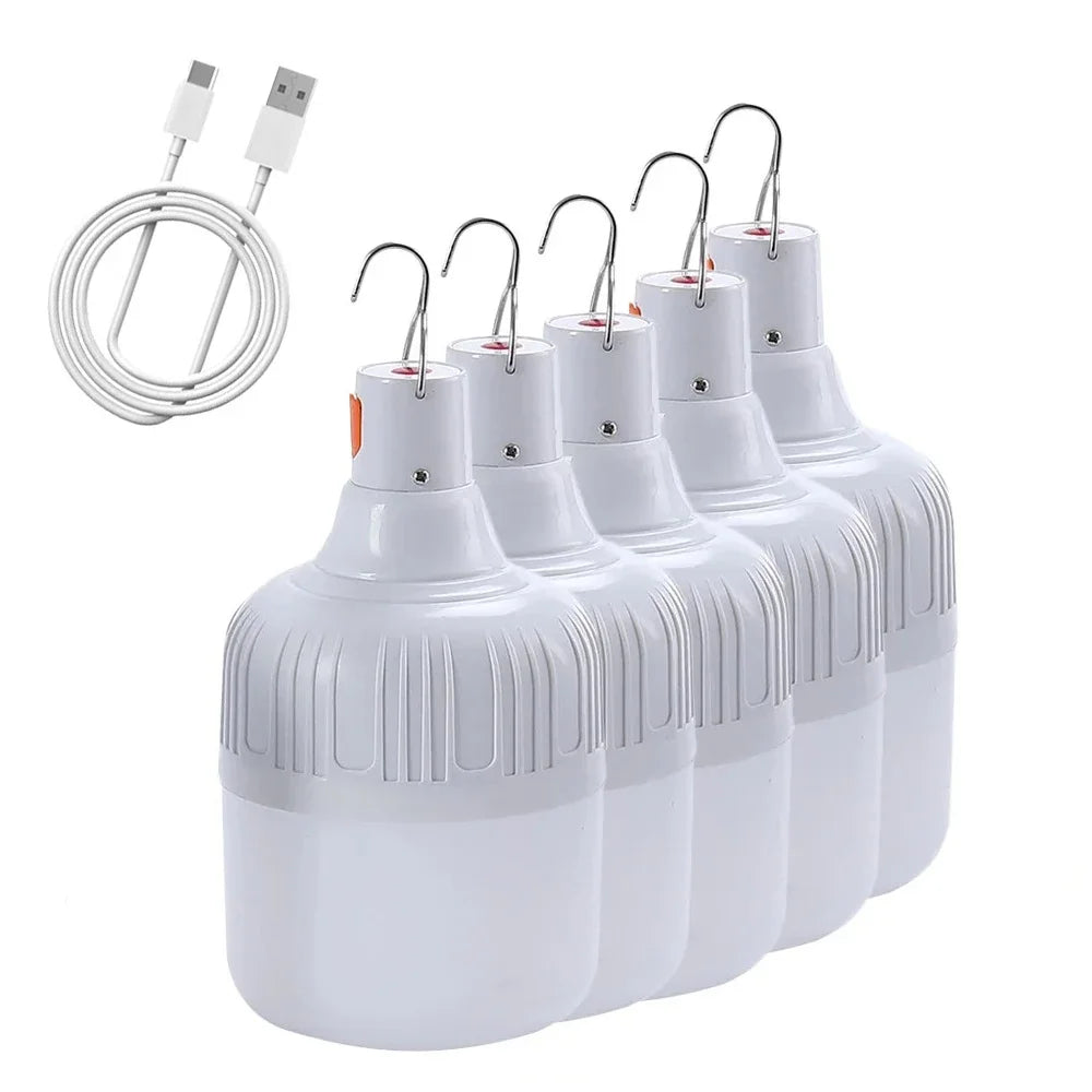 lampe led urgence rechargeable batterie lithium crochets métalliques éclairage extérieur moderne vertical ribs blanc